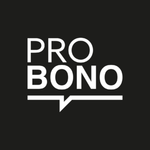 Logo Pro bono _negro - Paulina Corral